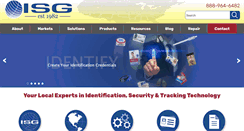 Desktop Screenshot of identificationsystemsgroup.com