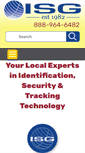 Mobile Screenshot of identificationsystemsgroup.com